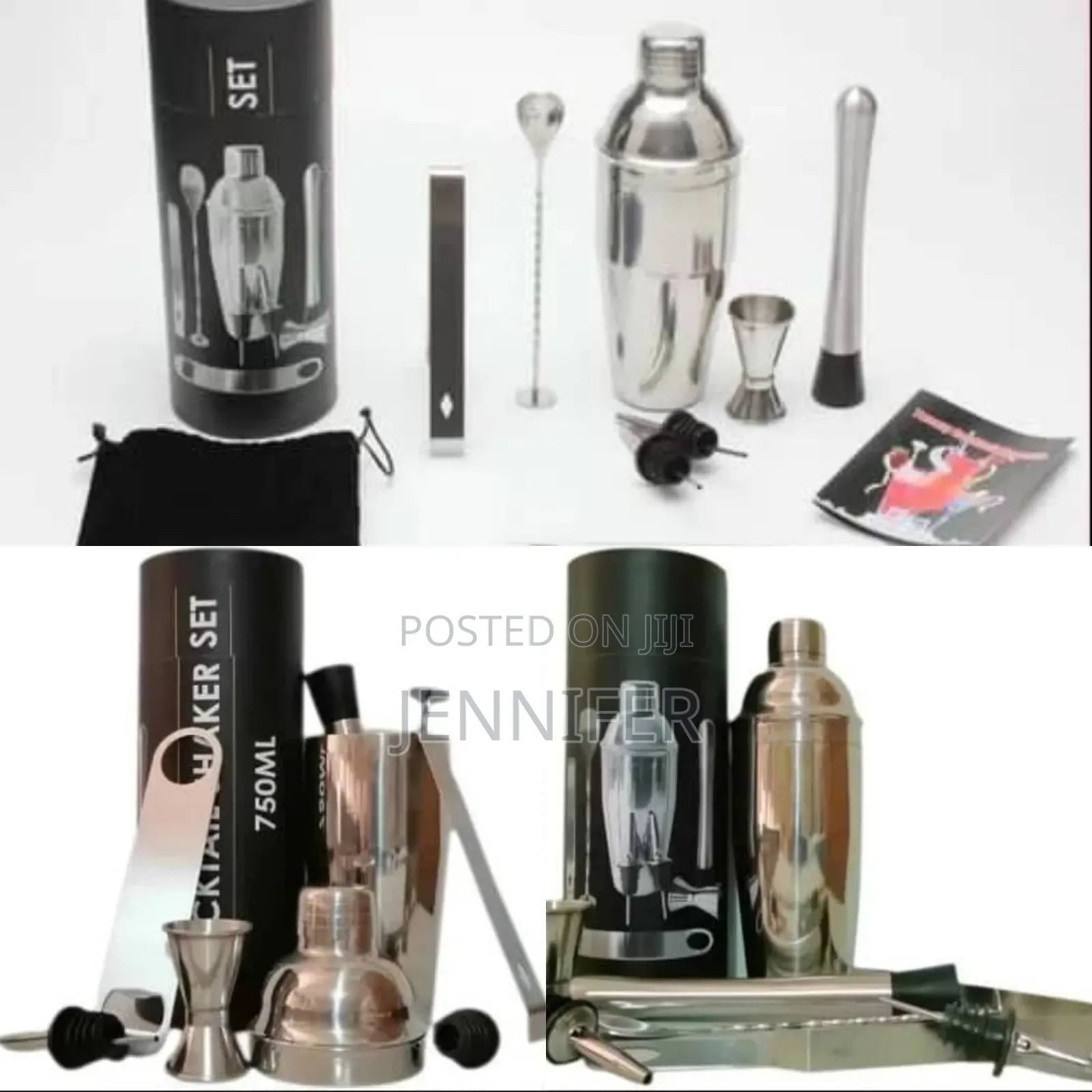 750ml Cocktail Shaker Bar Set Tools