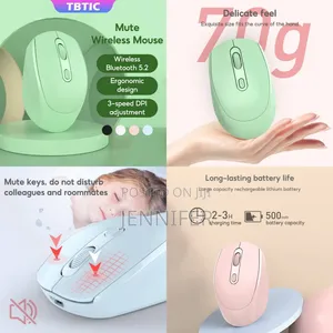 Silent Ergonomic Wireless Bluetooth Mouse