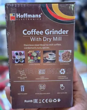 Hoffmans Portable Coffee Grinder With Fry Mill