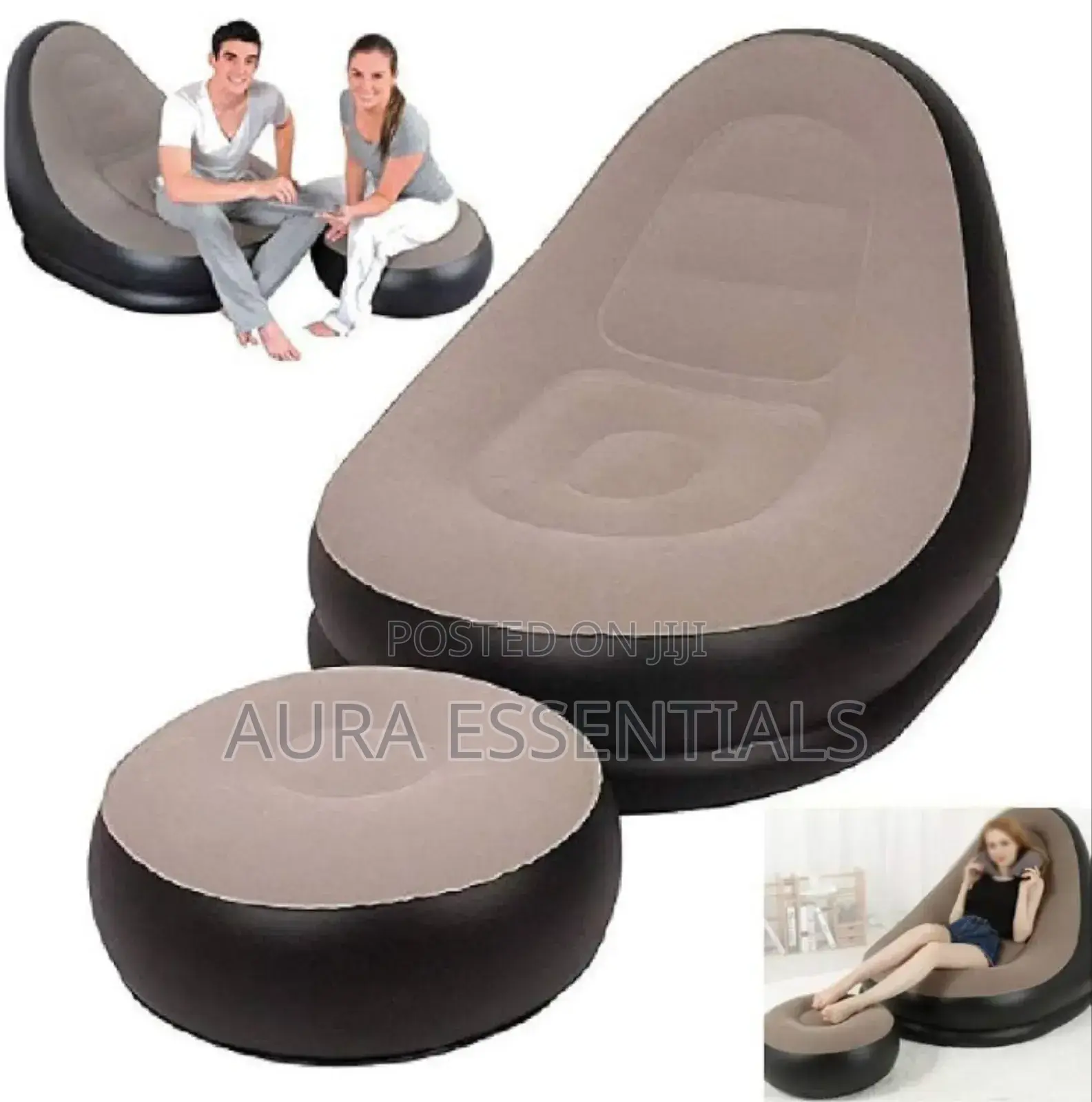 Ultra Comfort 2in1 Inflatable Chair Sofa
