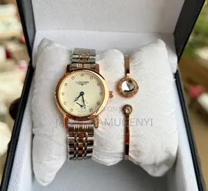 Longines Silver Watch With Gold Coating