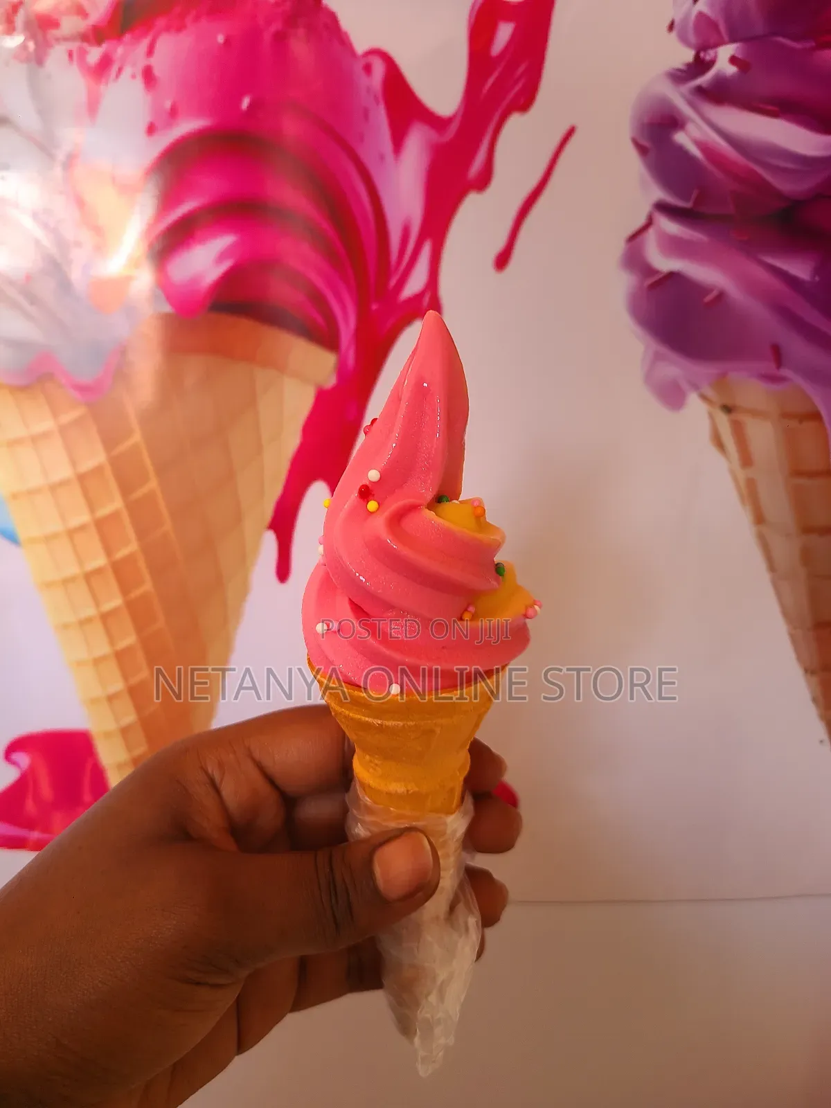 Ice Cream in Different Flavours