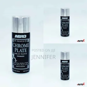 Abro Chrome Colour Paint Spray Can
