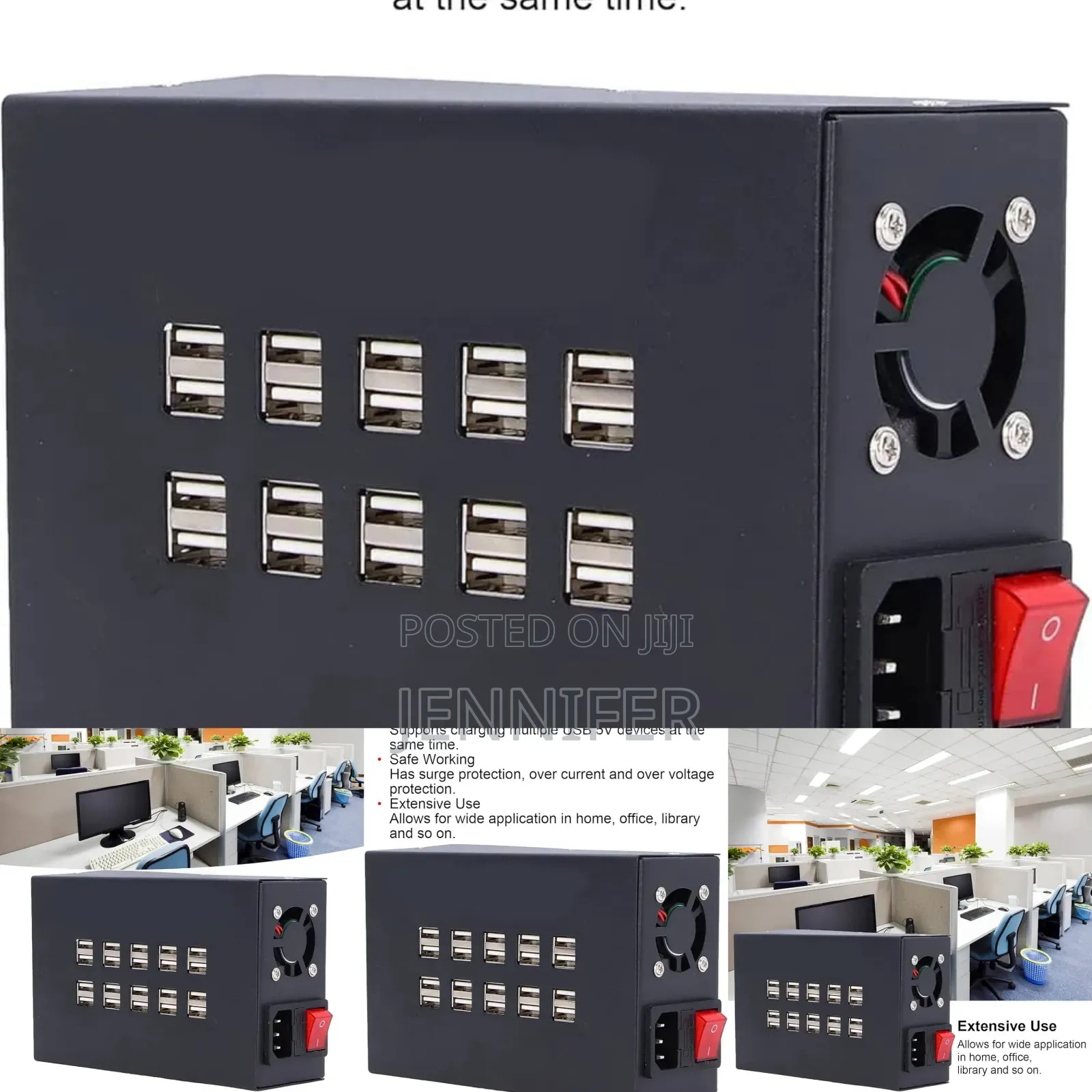 Universal 20 Ports Multiple Charging Station