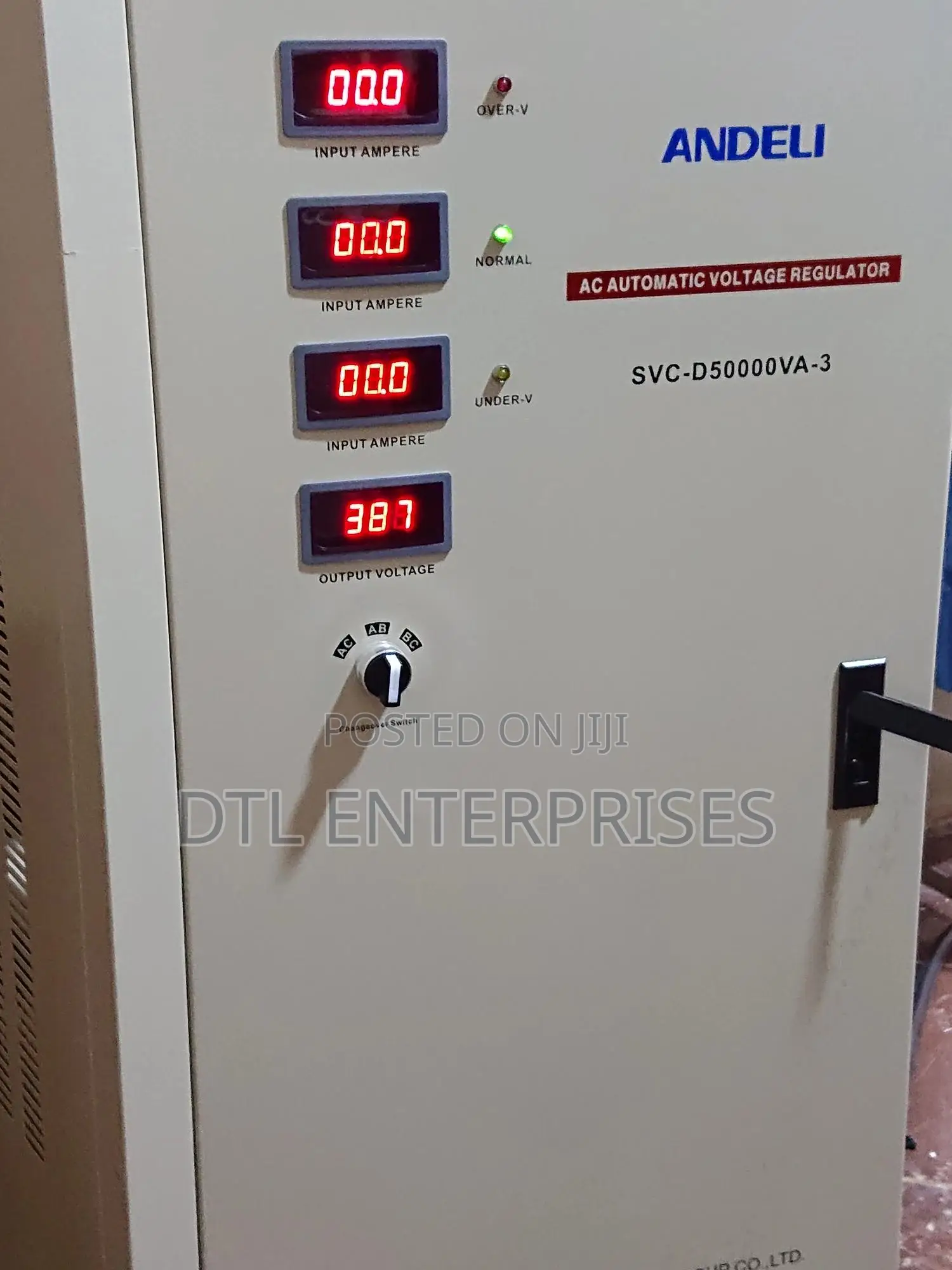 50kva (50,000va) Andeli Stabilizer (Voltage Regulator)