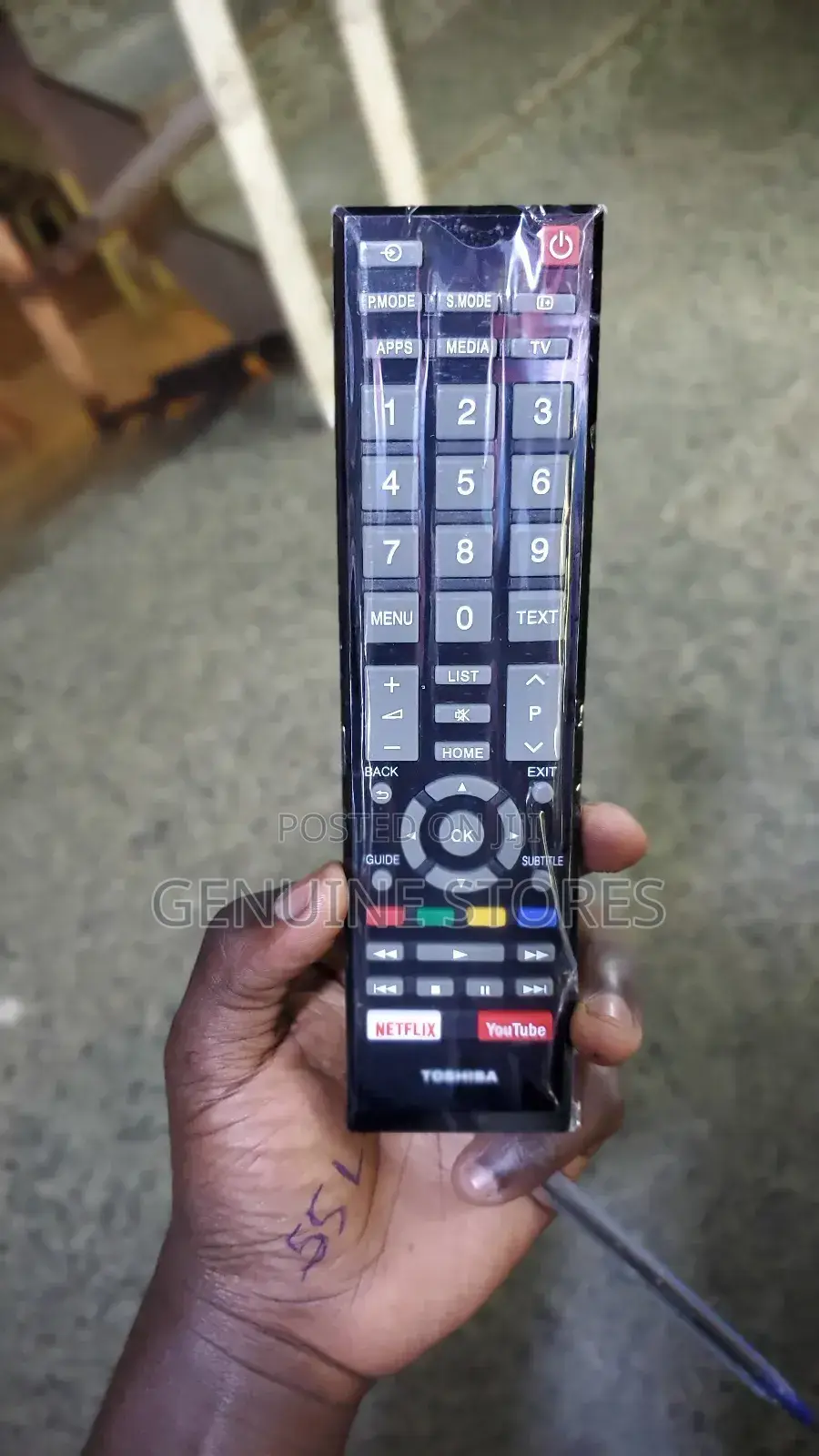 Toshiba Remote Control for Frame Tv Model.