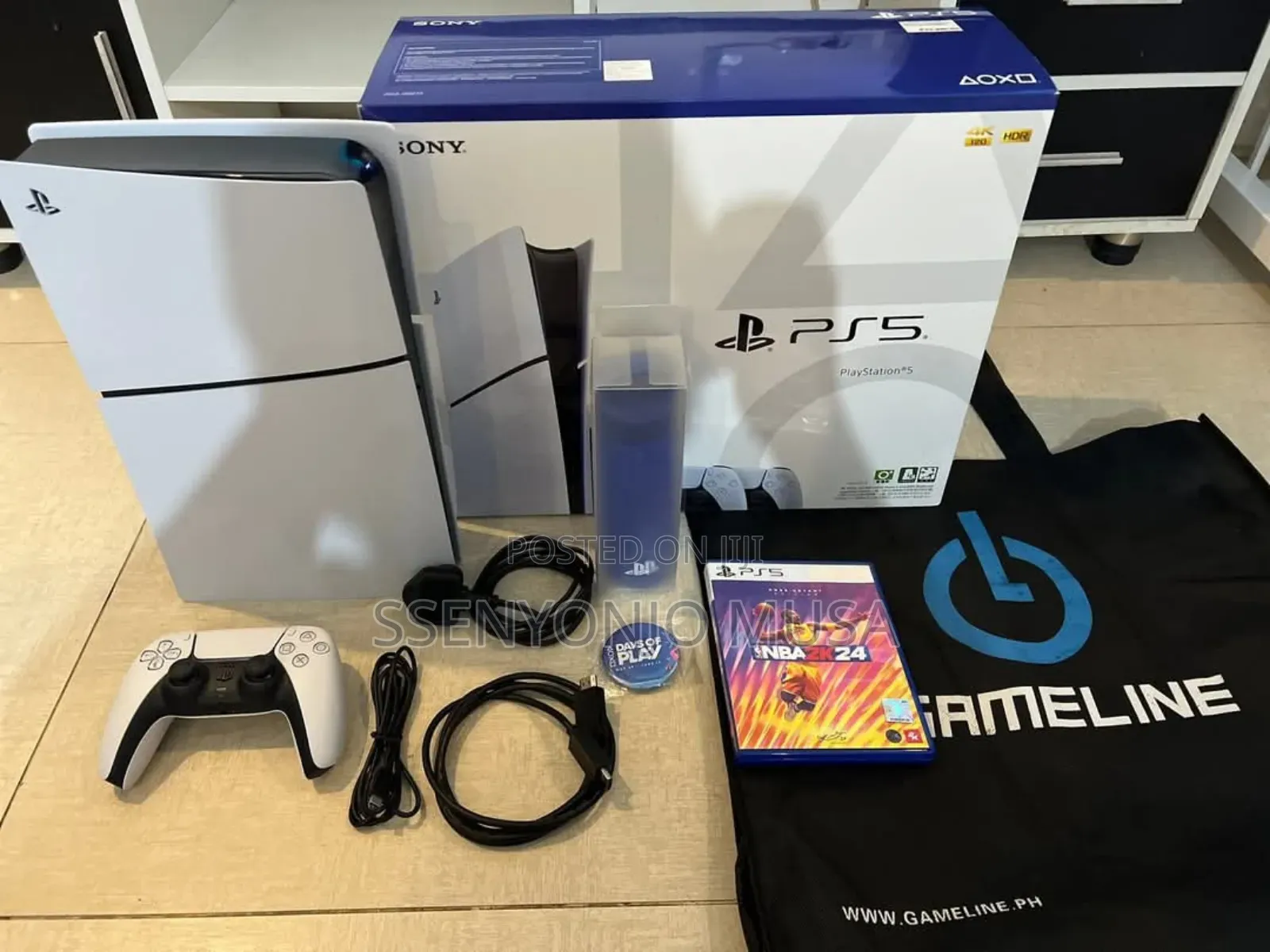 Sony Ps5 Console With One Controller - White