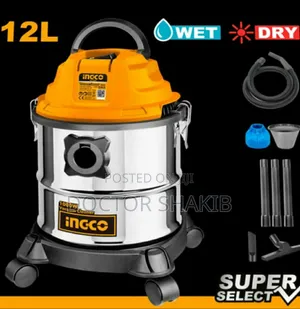 New Ingco Vc12202,1000w, 12l Vacuum Cleaner