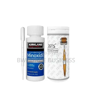Kirkland Minoxidil 5% ZGTS 192 Needles Dermaroller Combo