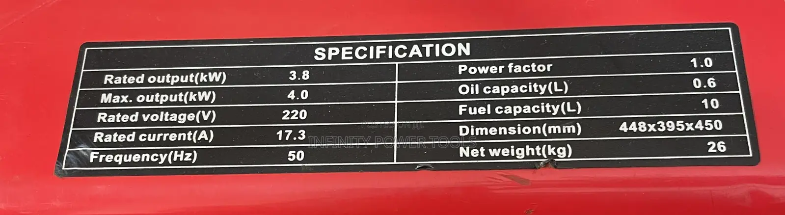 Inverter Generator Pt-4000c
