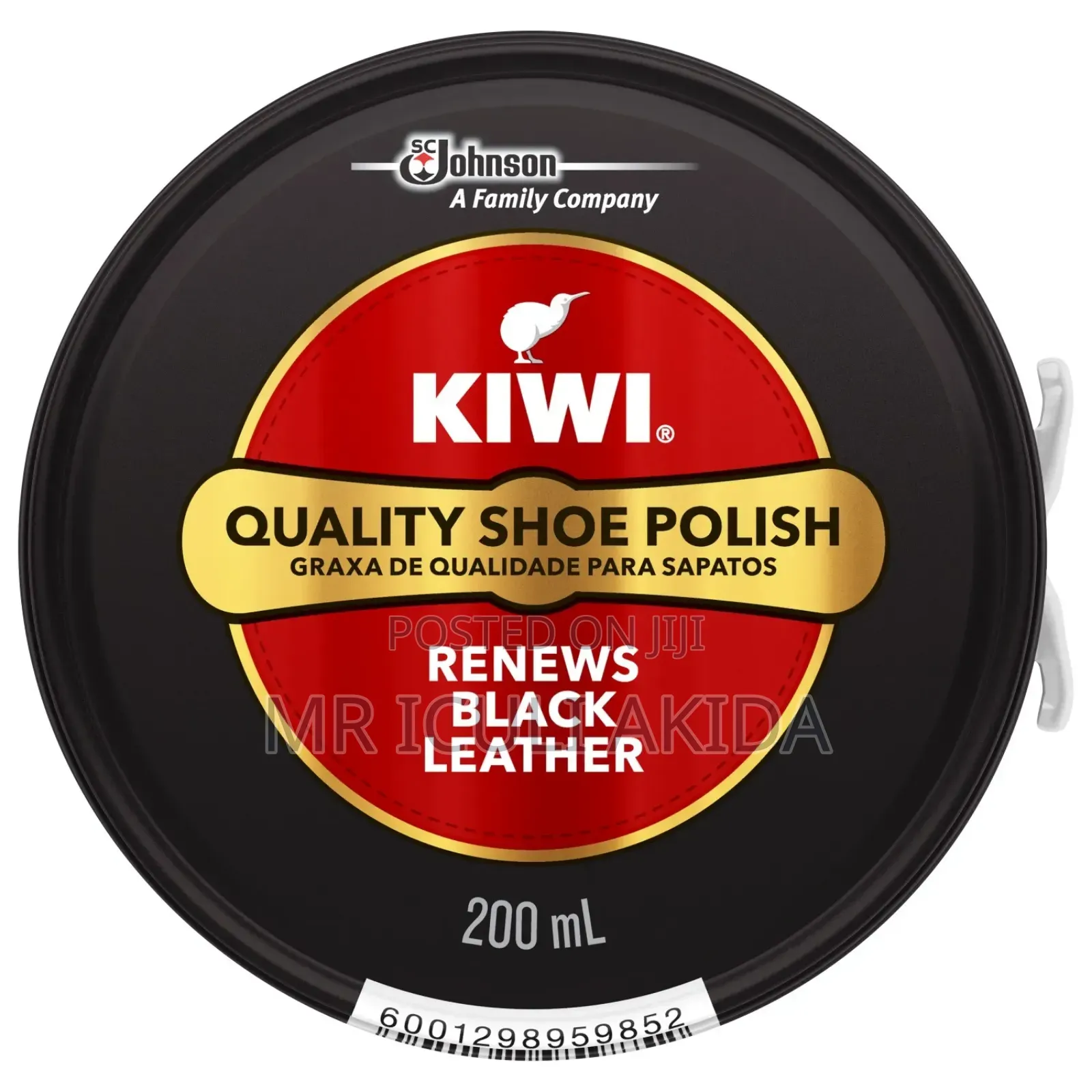 Big Size Original Kiwi 200ml High Quality Black Shoe Polish