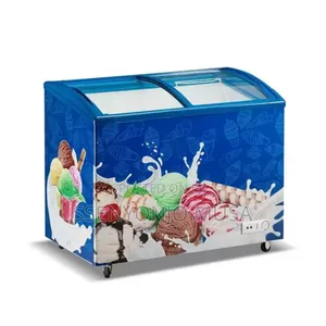 Sayona 360l Chest Freezer With Double Transparent Doors -