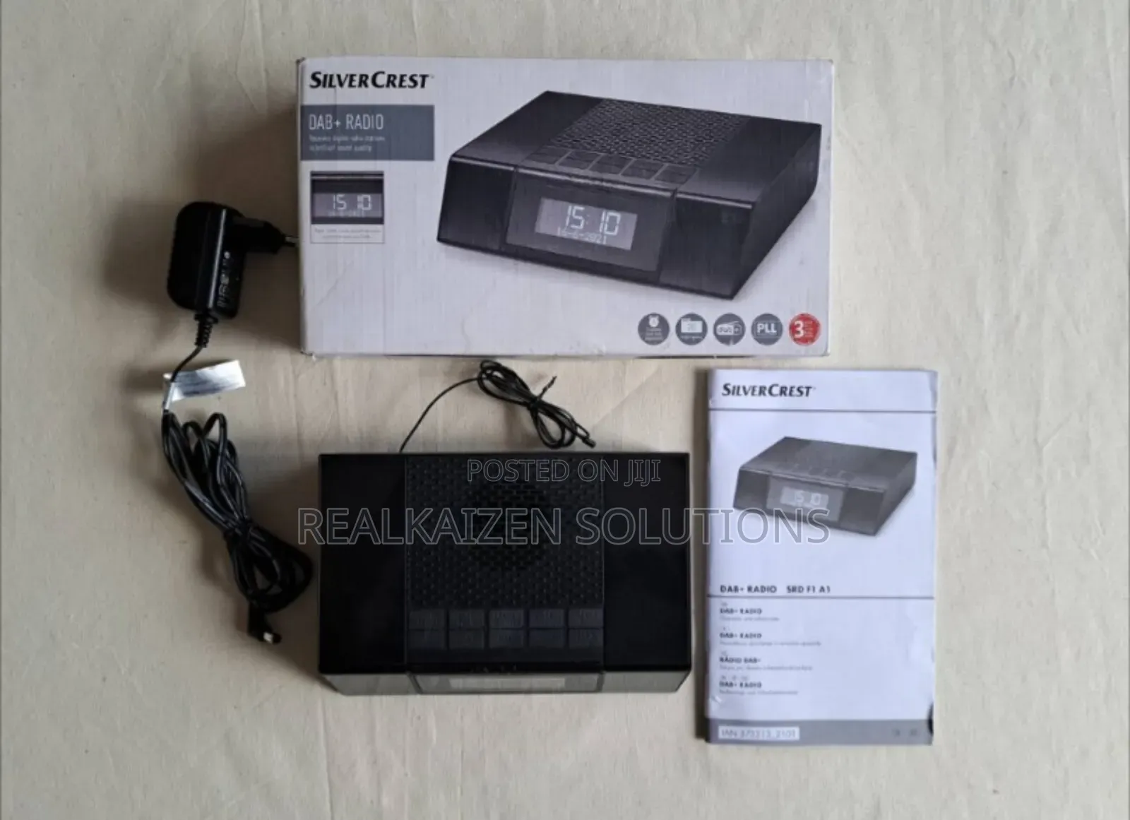 Uk Silver Crest Digital Dab Radio With Alarm| Sleep Function