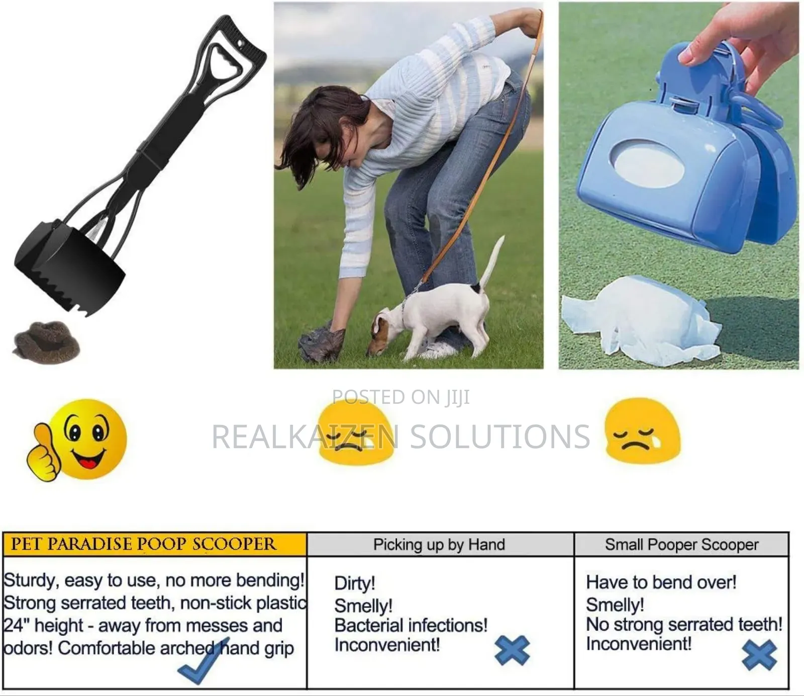 Pet Dreams Jaw Clamp Poop| Litter Scooper Picker