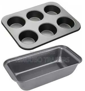 Bread Baking Pan and Cupcake Baking Tray Set
