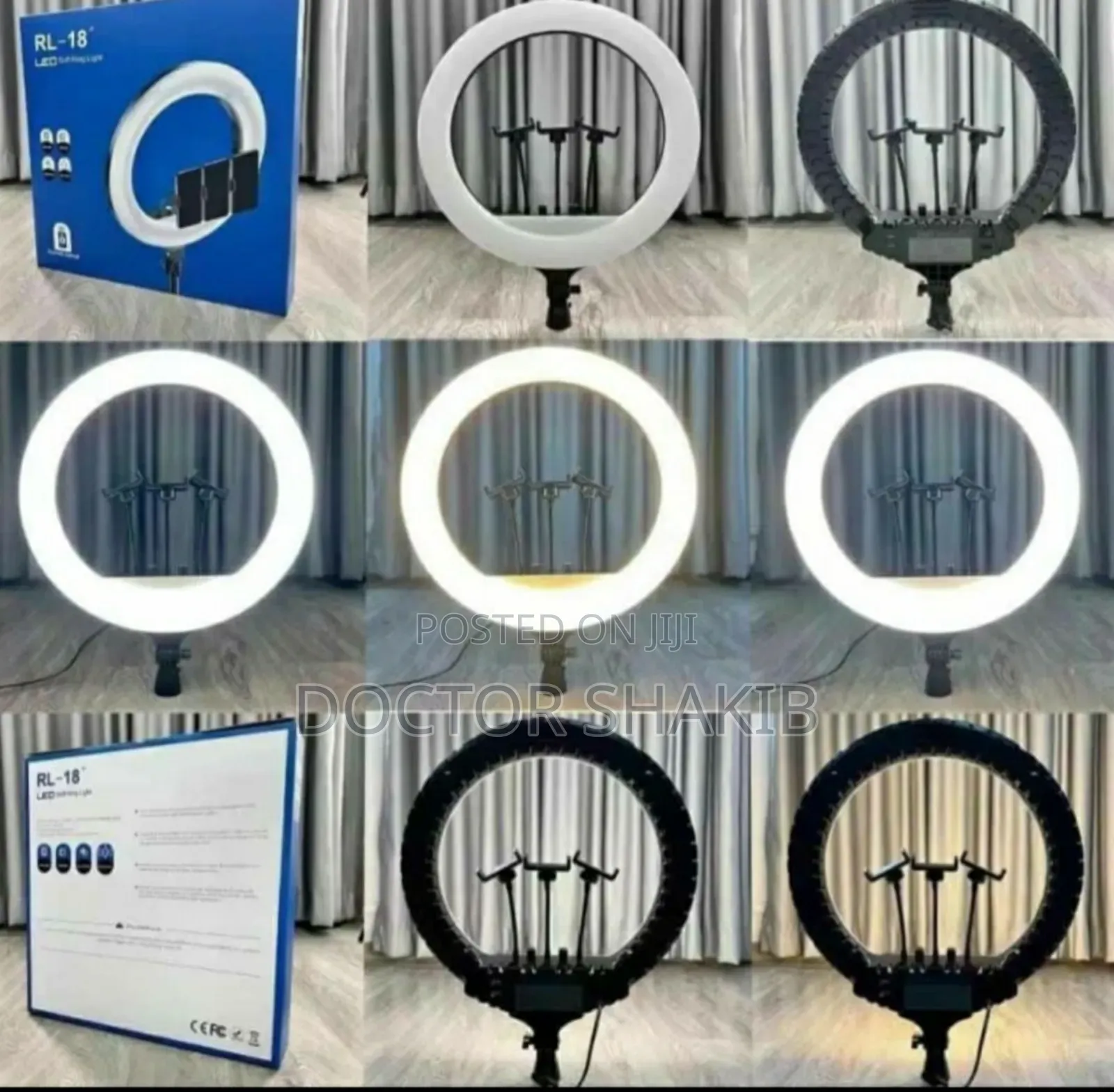 New Rl-18" Led Soft Ring Light