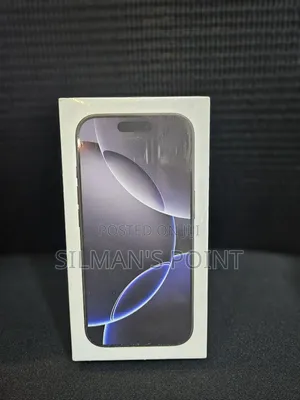 New Apple iPhone 16 Pro 256 GB Black