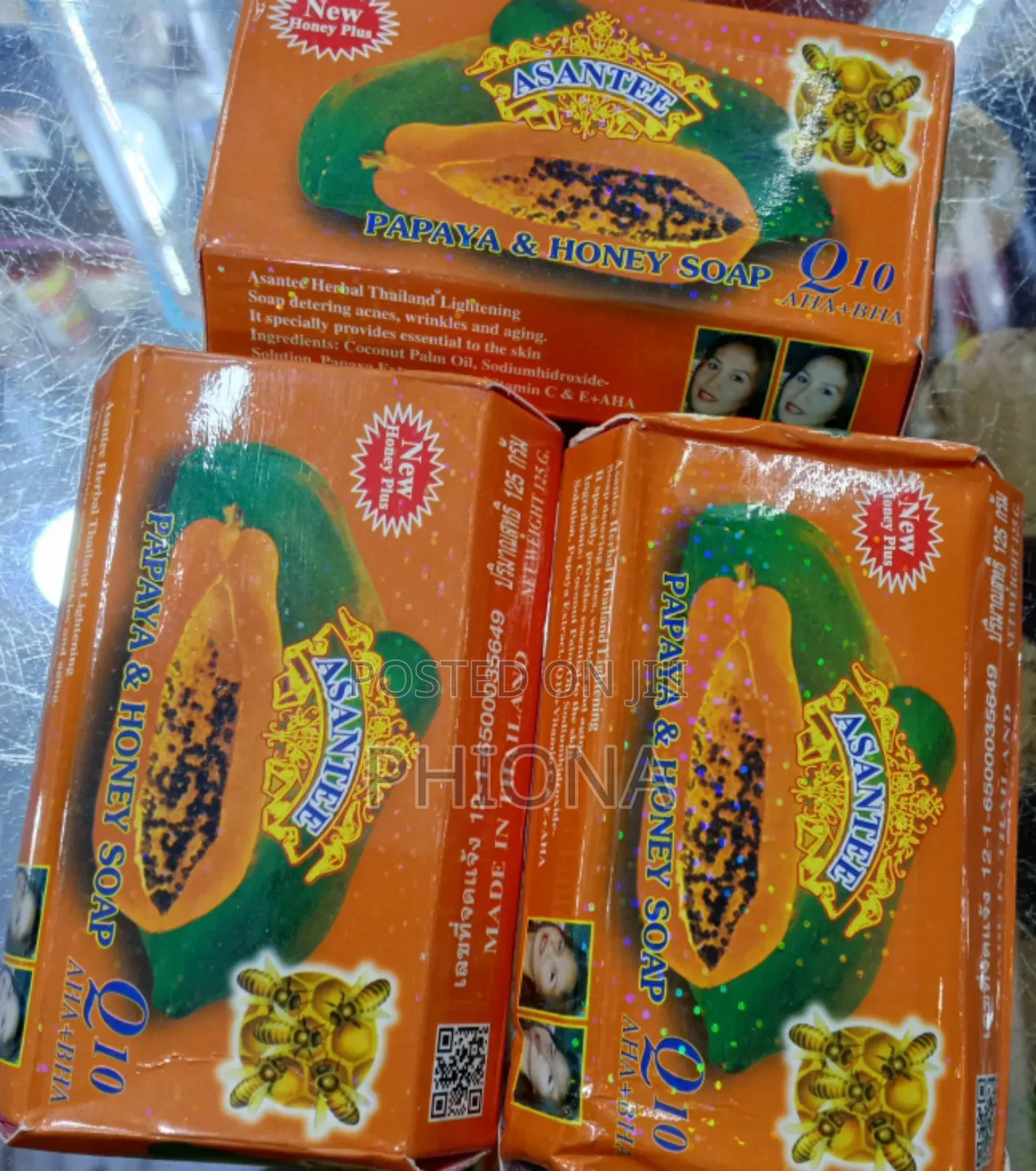 Asante Papaya and Honey Soap