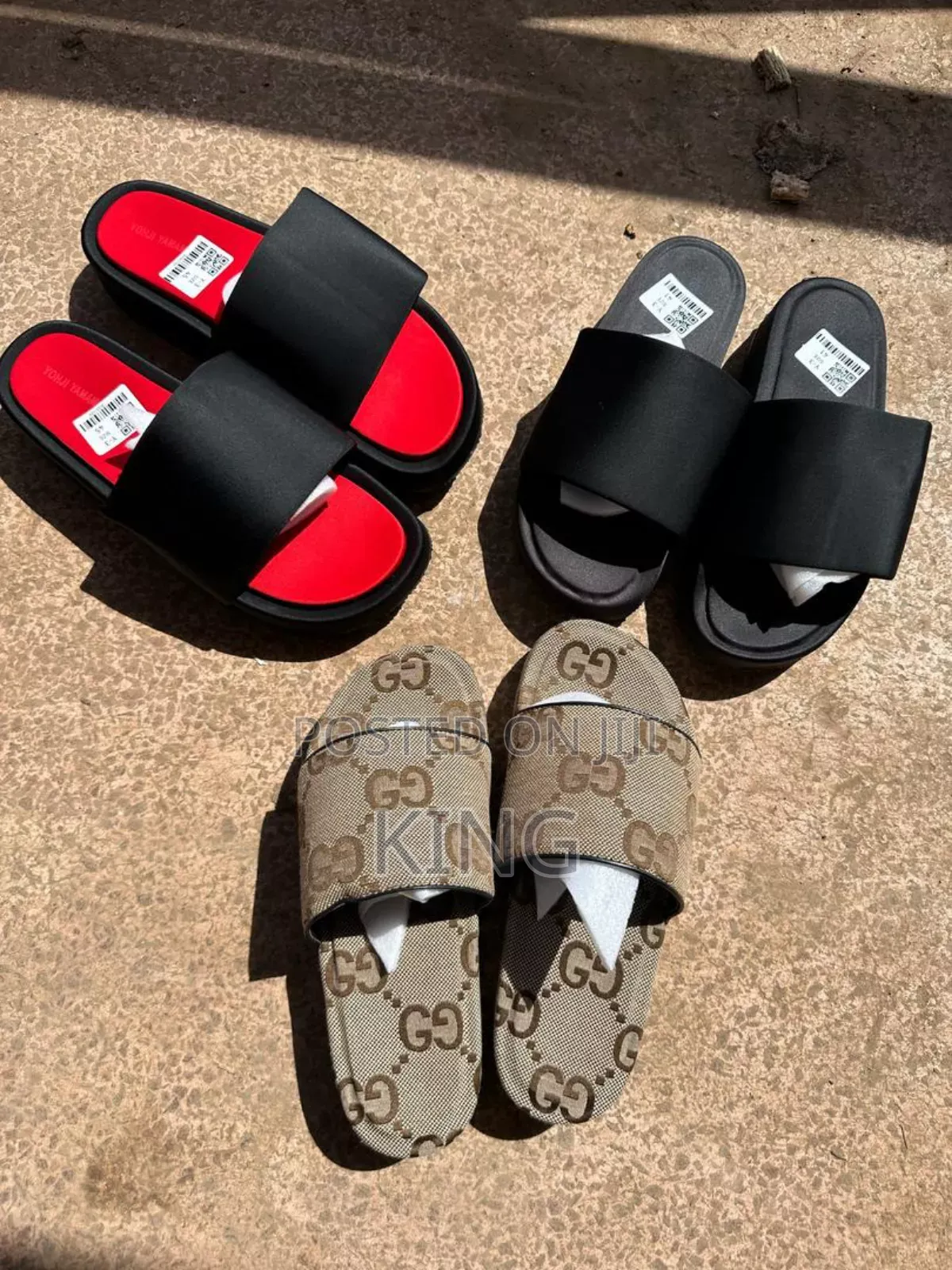 Red Bottom/ Gucci Y-3 Slides