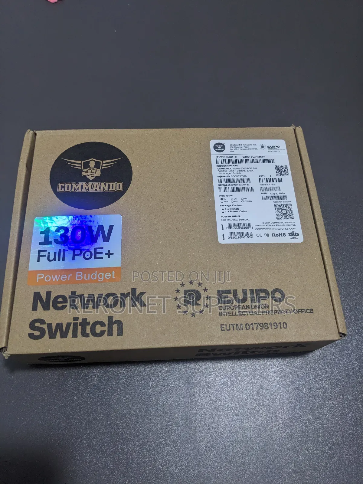 Commando 8port Gigabit Poe Switch