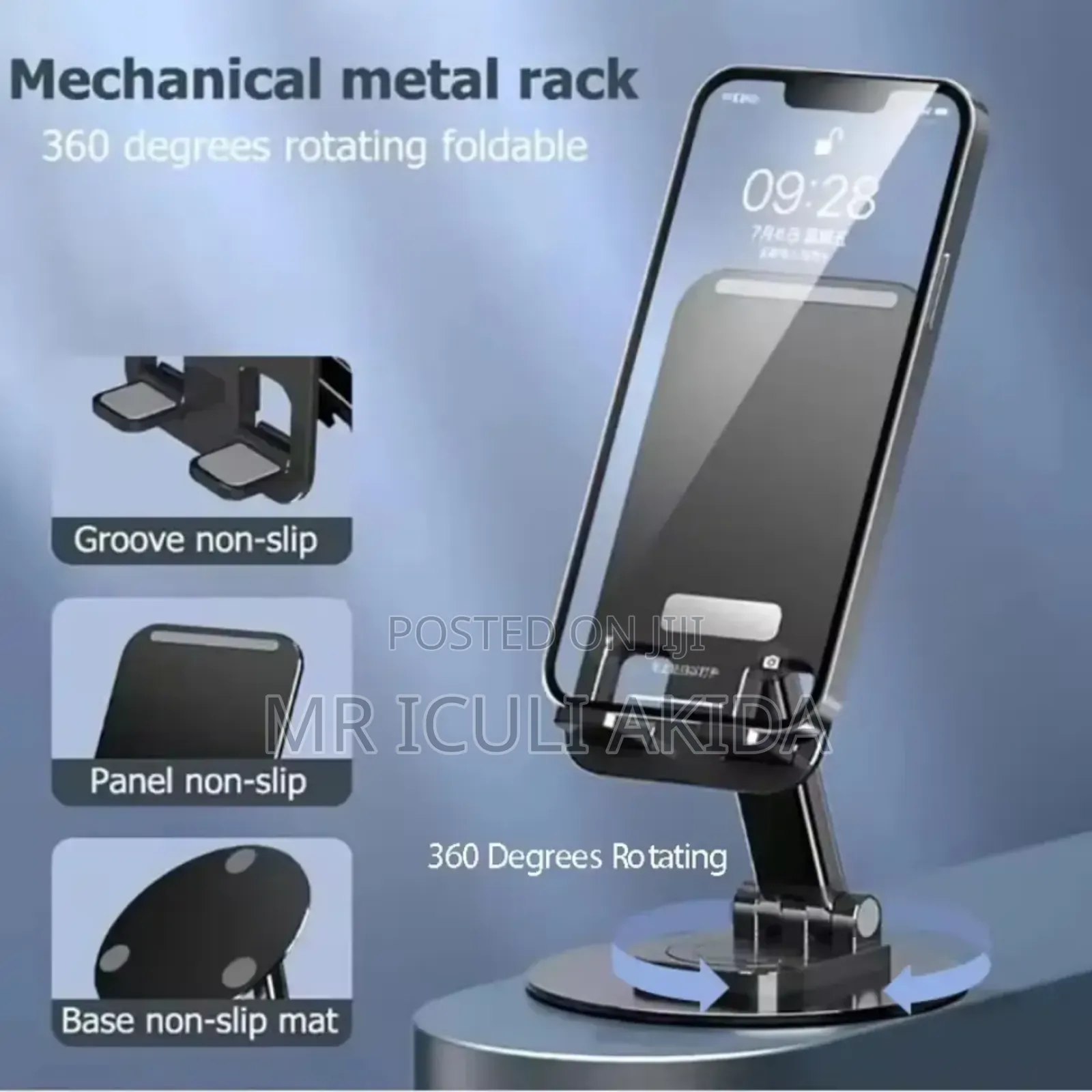 3600spin Rotatable Phone/Tablet Tabletop Adjustable Holder
