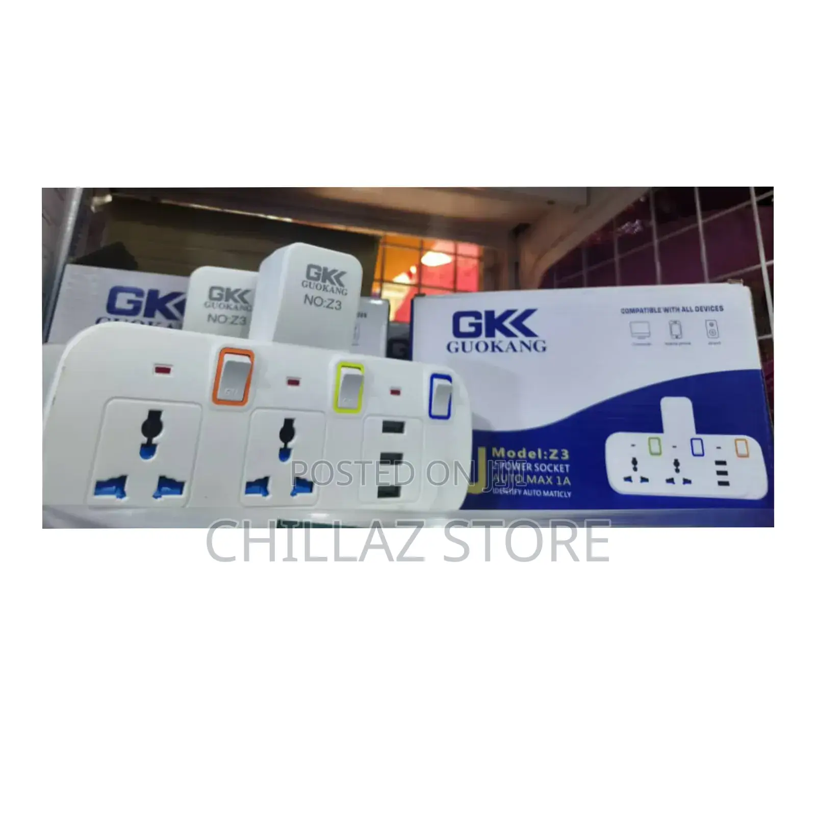 Guokang 2 Way Power Socket.