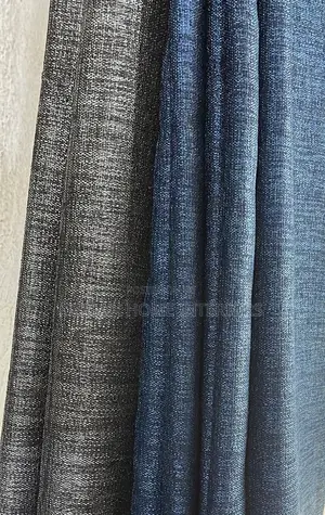 Quality Grey and Navy Blue Curtains Per Meter
