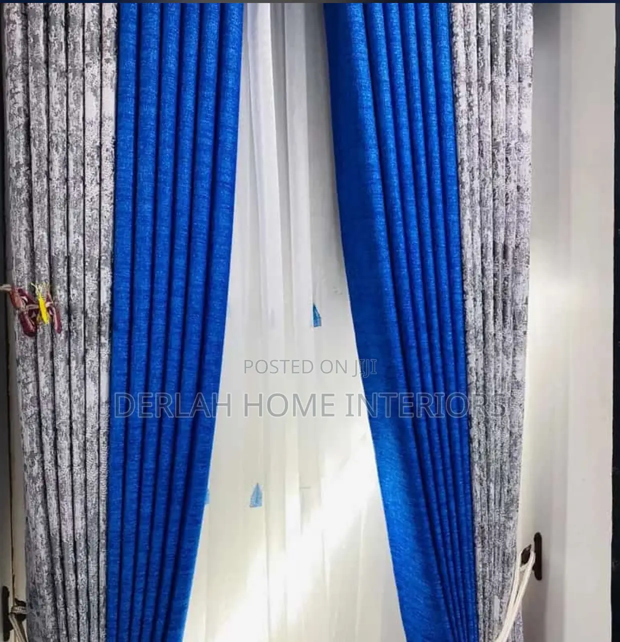 Loyal Blue Curtain Per Meter