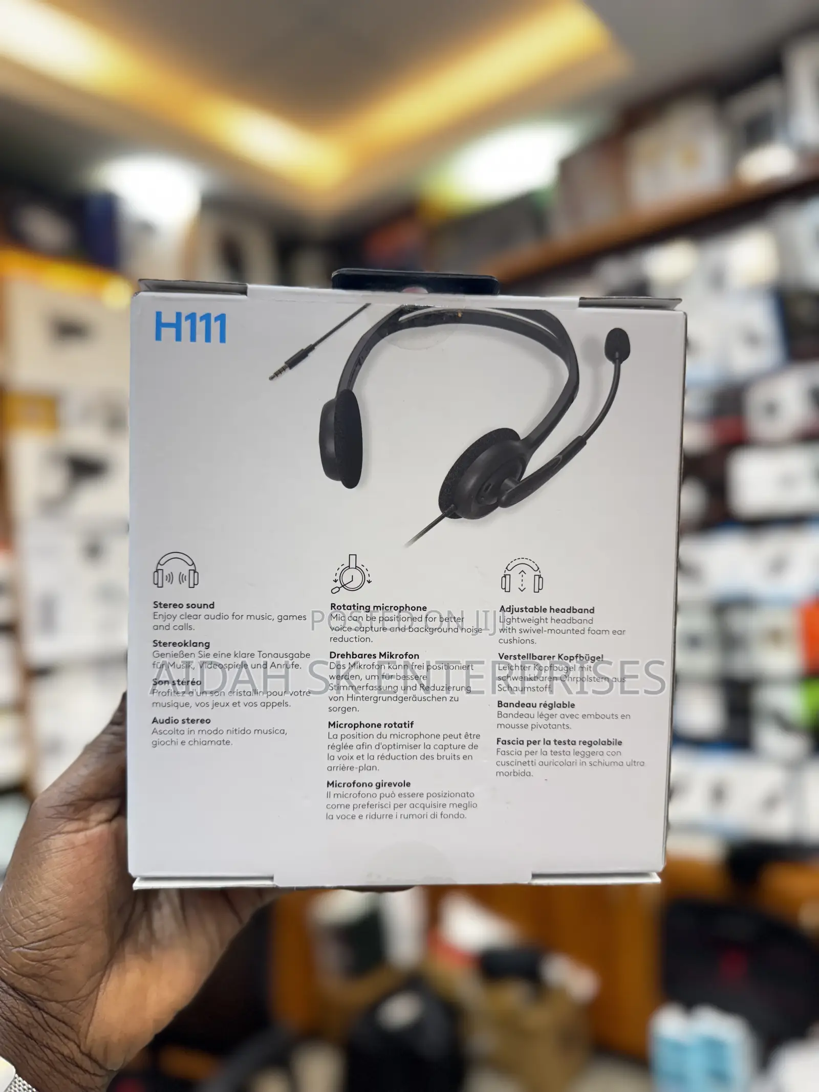 Logitech H111 Duo Headset for Pc