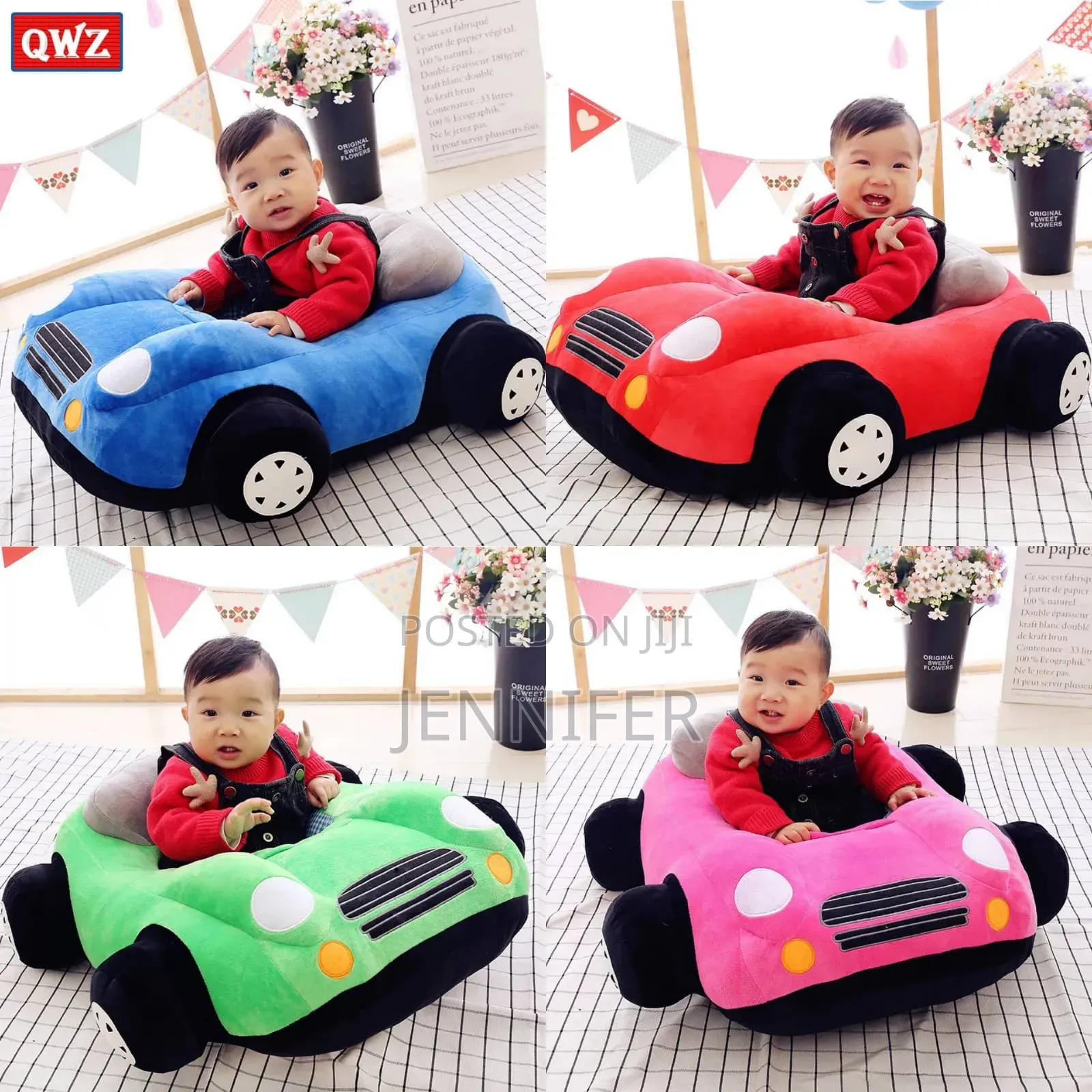 Baby Car Seat Trainer-Mult Colours