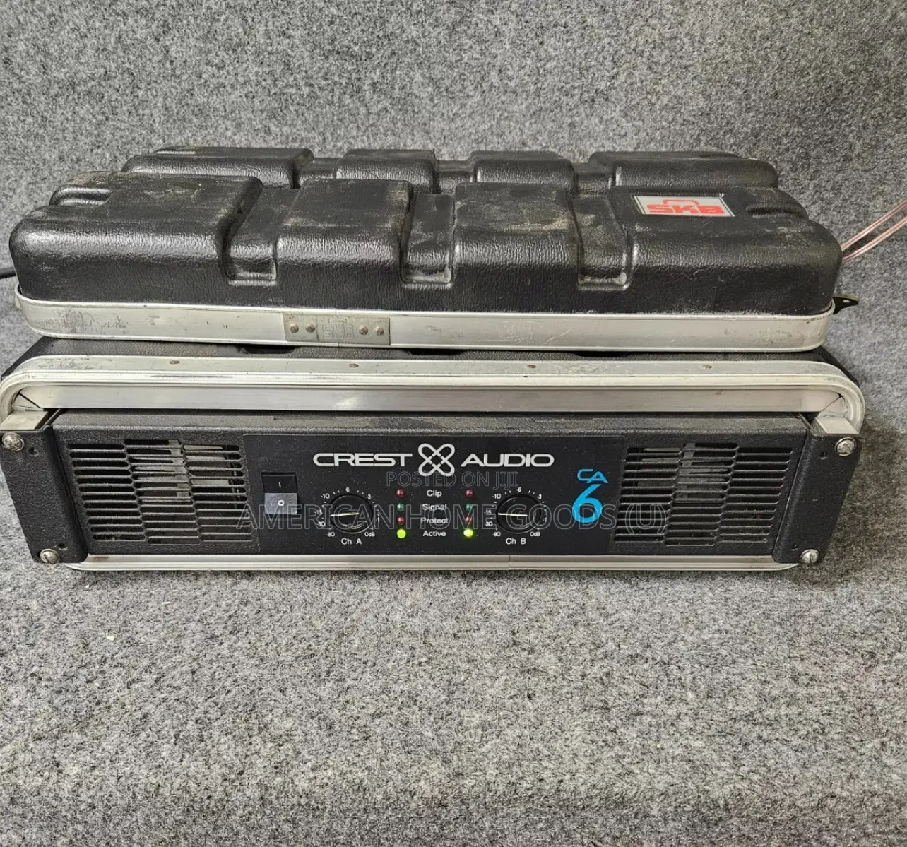 Crest Audio Ca6 Stereo Power Amplifier With SKB Case