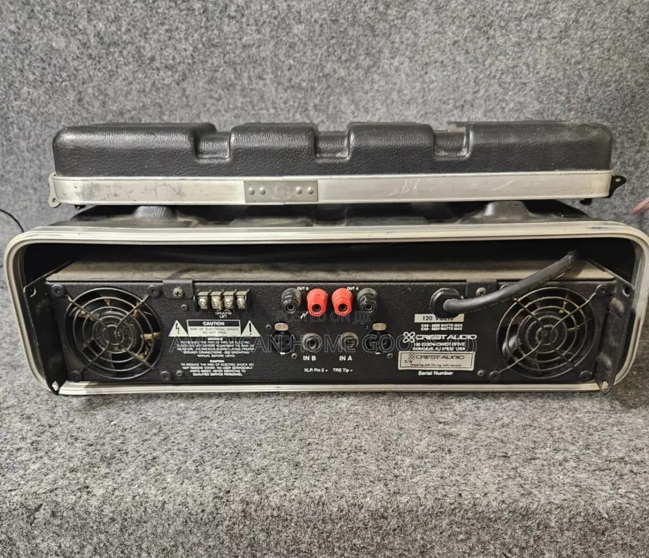 Crest Audio Ca6 Stereo Power Amplifier With SKB Case