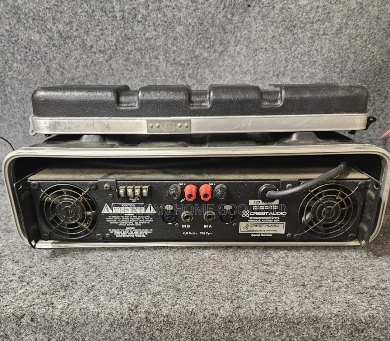 Crest Audio Ca6 Stereo Power Amplifier With SKB Case