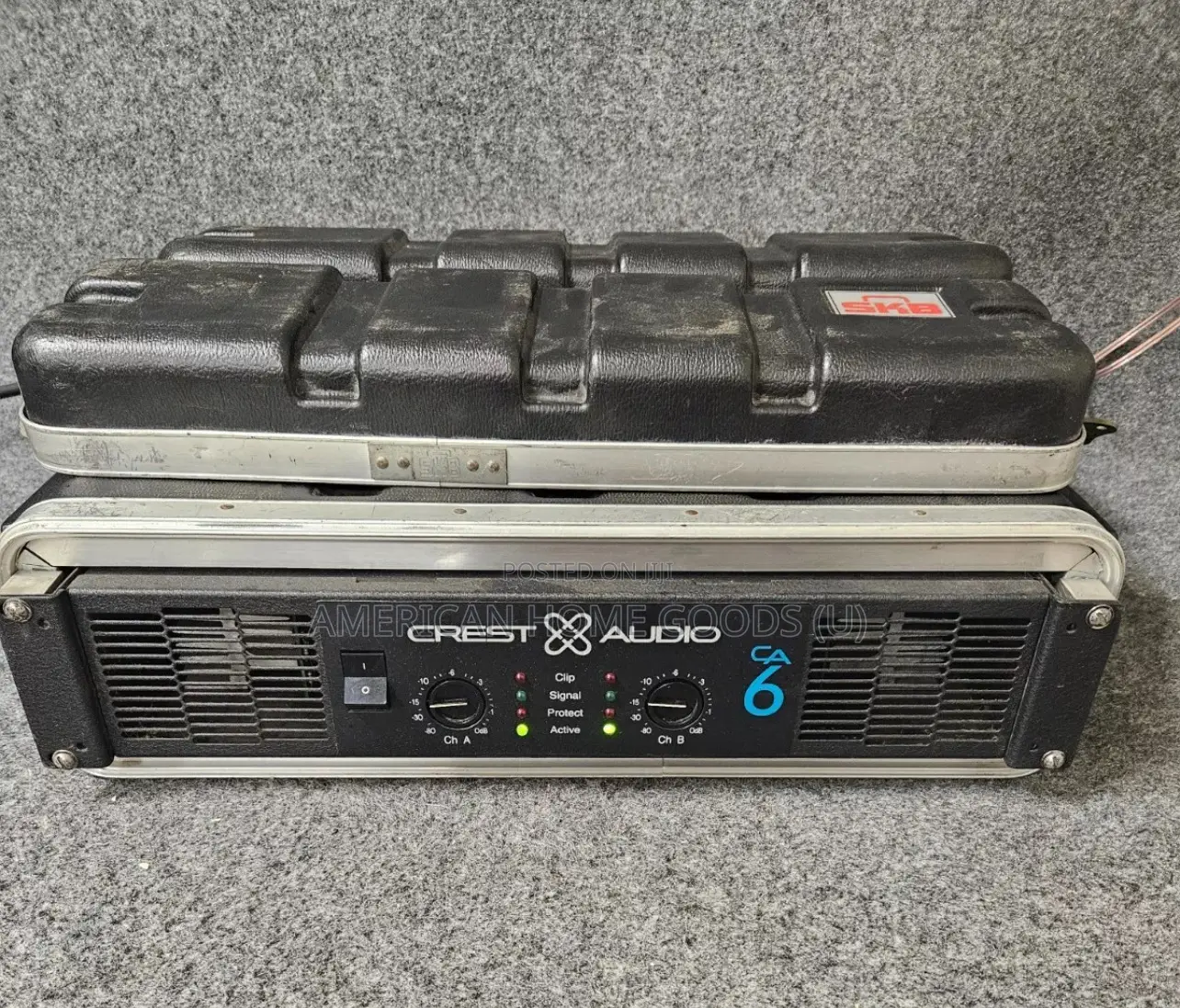 Crest Audio Ca6 Stereo Power Amplifier With SKB Case
