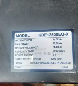 Both Single and Three Phase Diesel Generator 15kva