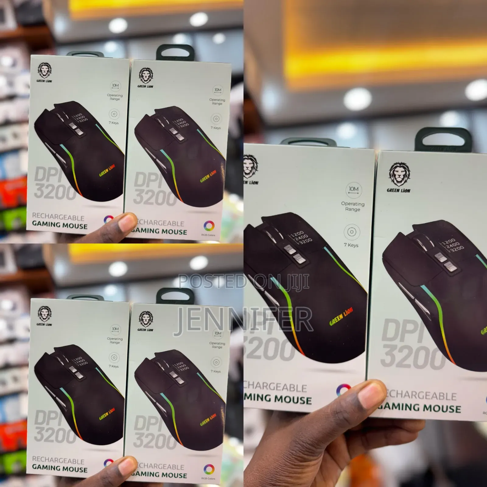 Green Lion Rechargeable Gaming Mouse