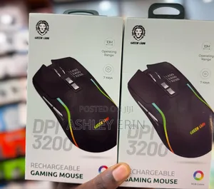 Green Lion Rechargeable Gaming Mouse