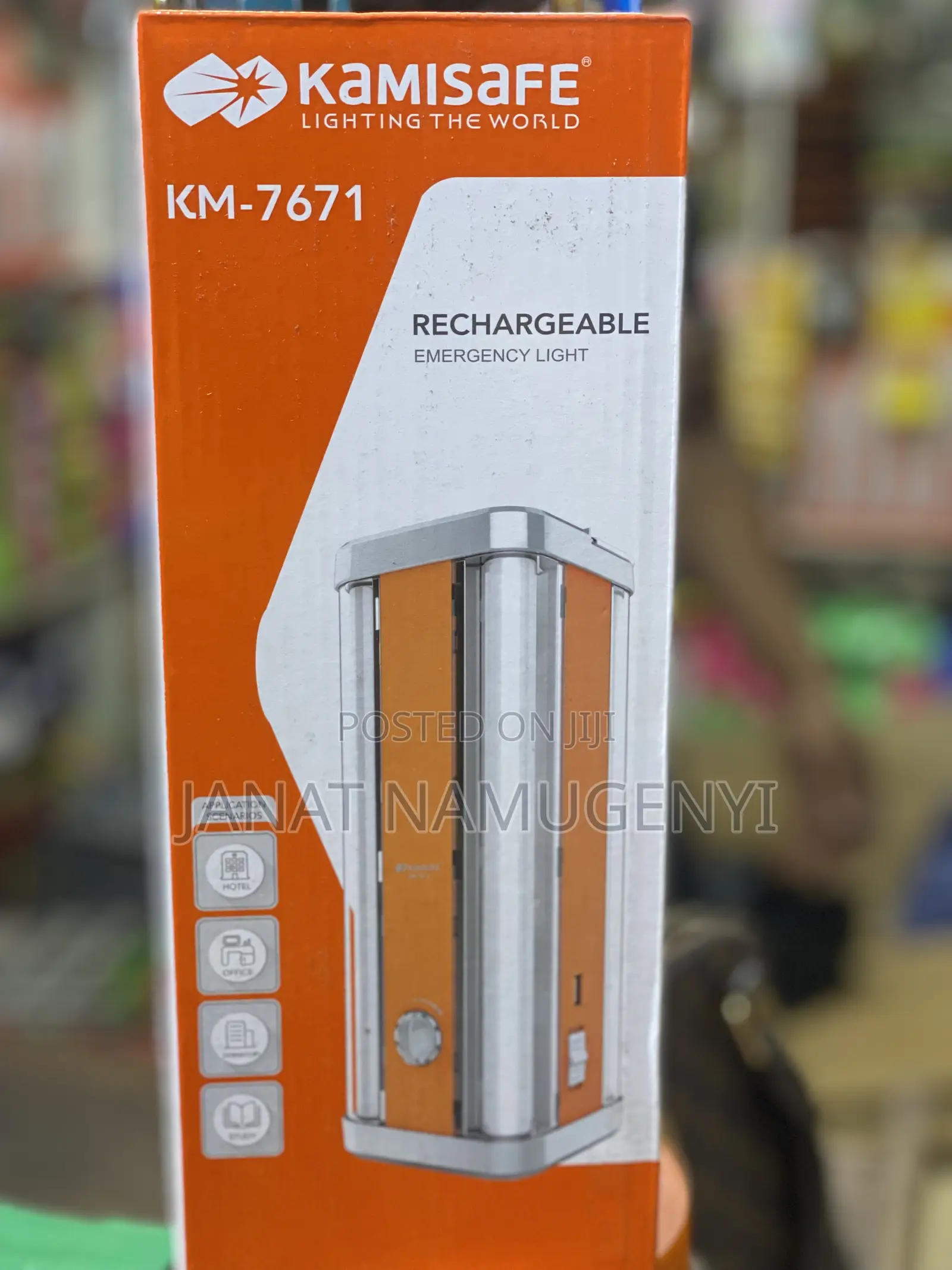 Kamisafe Km 7671 Rechargeable Emergency Light