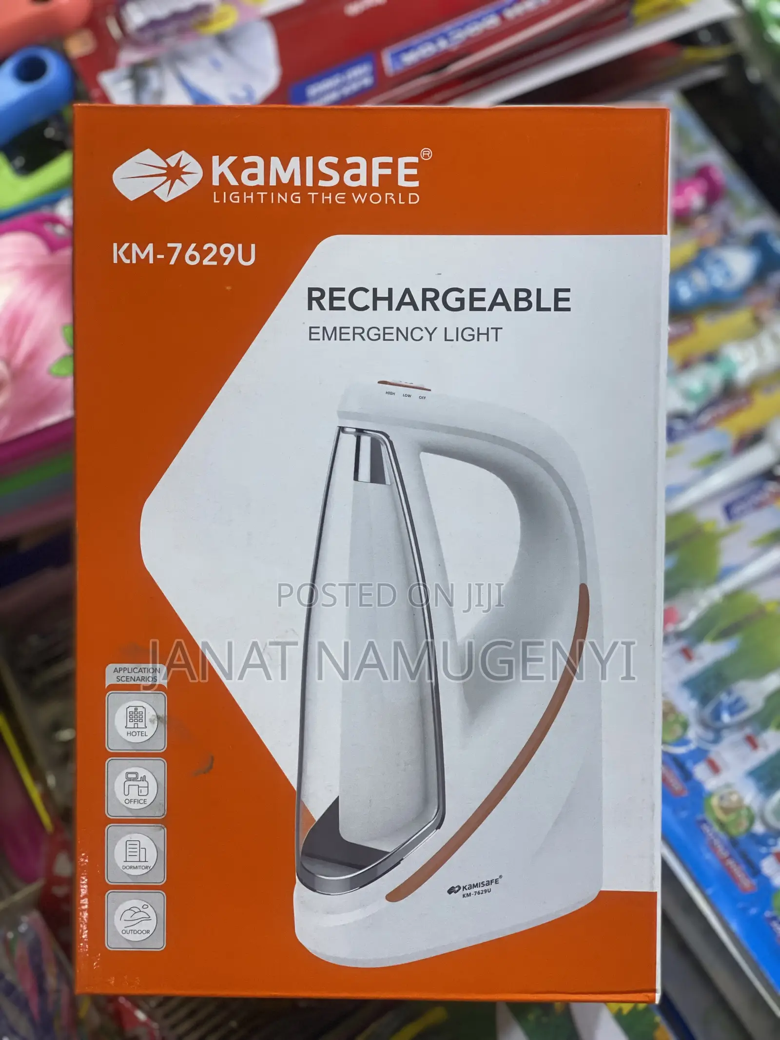 Kamisafe Km 7629u Rechargeable Emergency Light