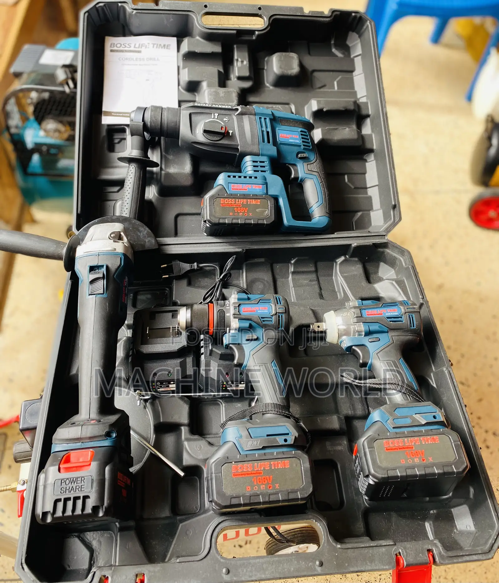 Boss Electrical Tool Set Kit Cordless