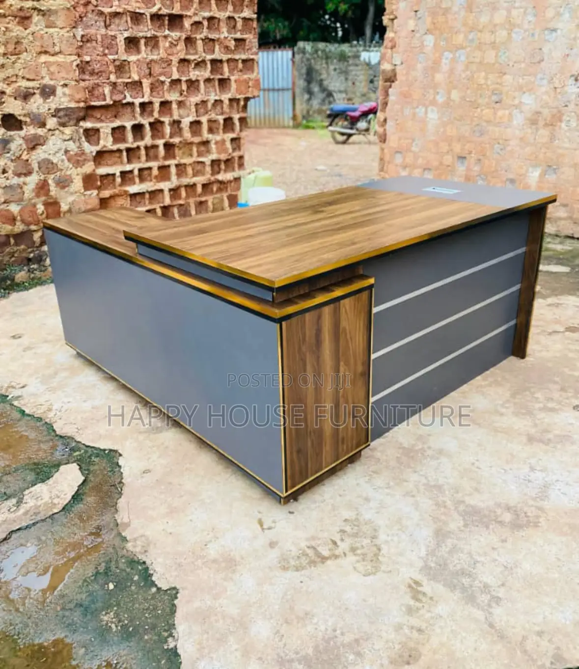 Executive Office Desk Gold Lex