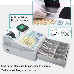 81 Key Electronic Cash Register Pos System Printer