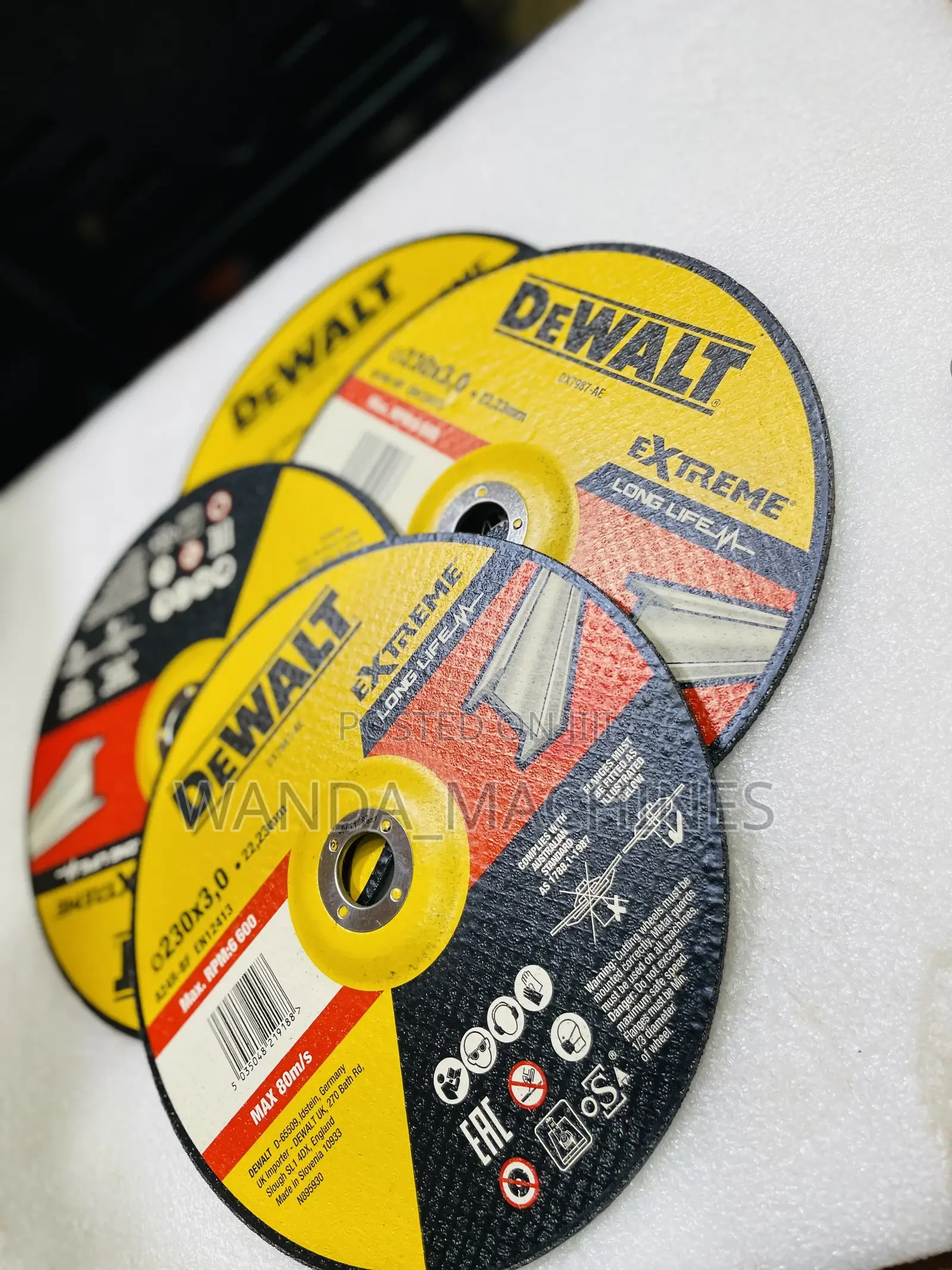 Metal Cutting Discs 9inch Dewalt Brand
