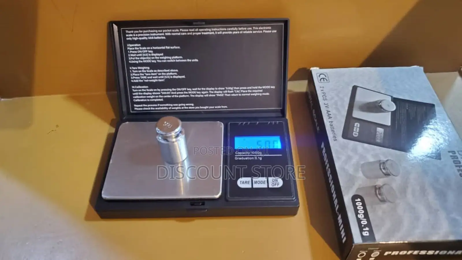 Quality Mineral Weighing Scale 1000g Mineral Scale