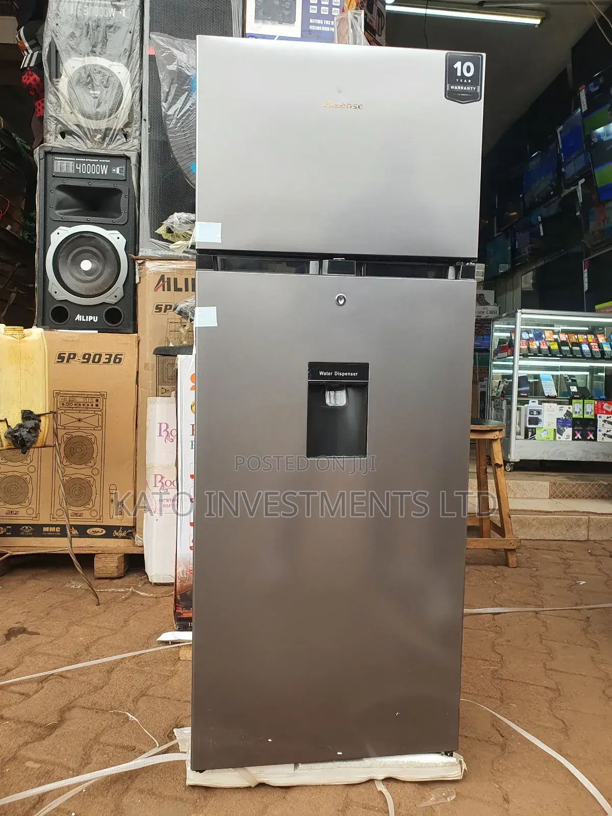 Hisense 270litrs Dispenser Fridge