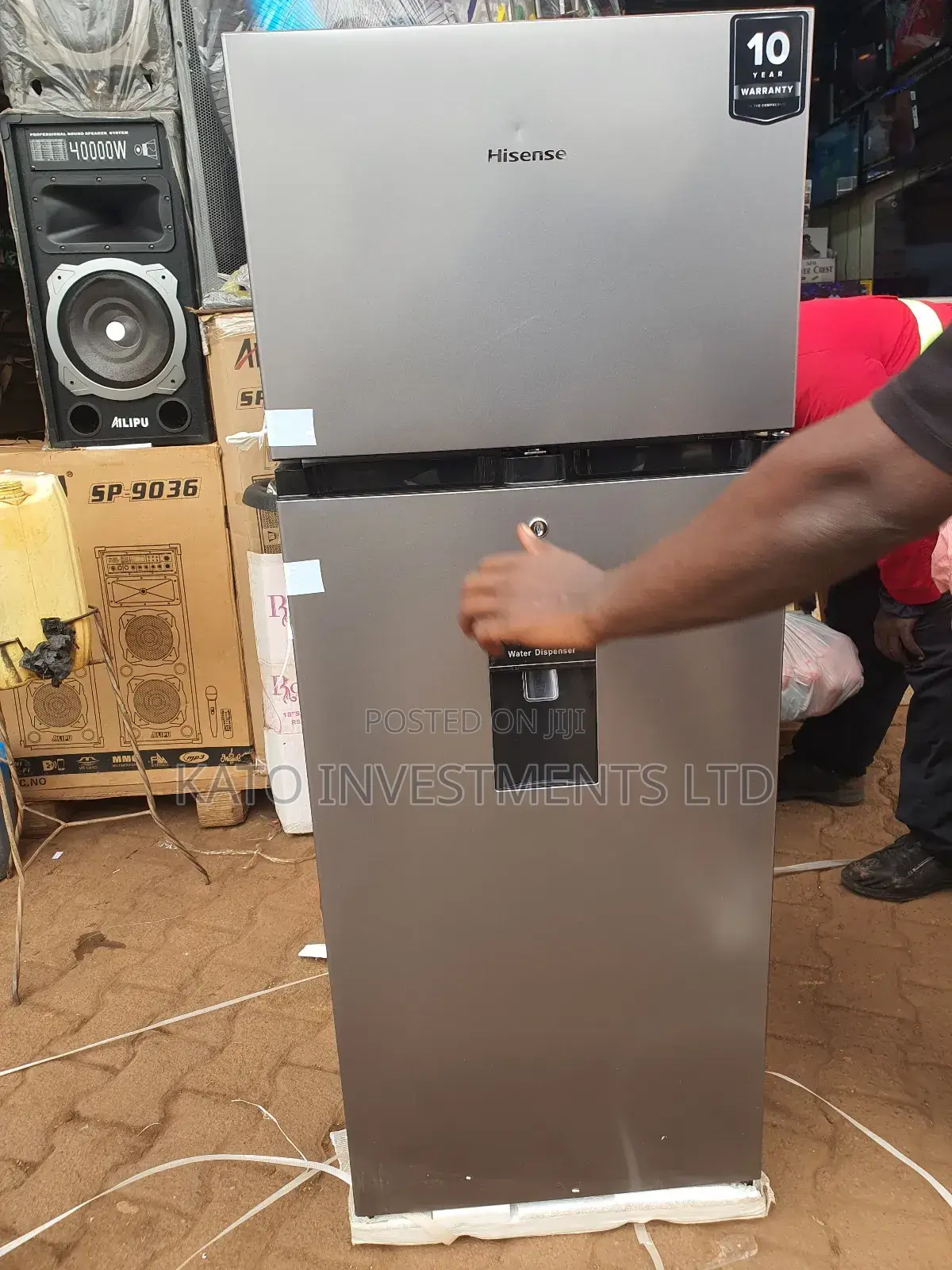 Hisense 270litrs Dispenser Fridge