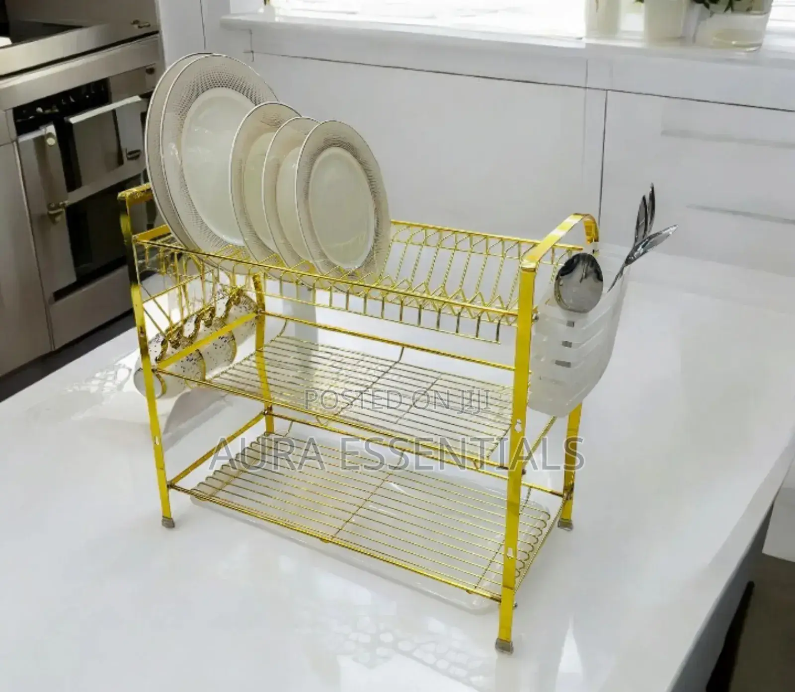 3layers Gold Disk Rack