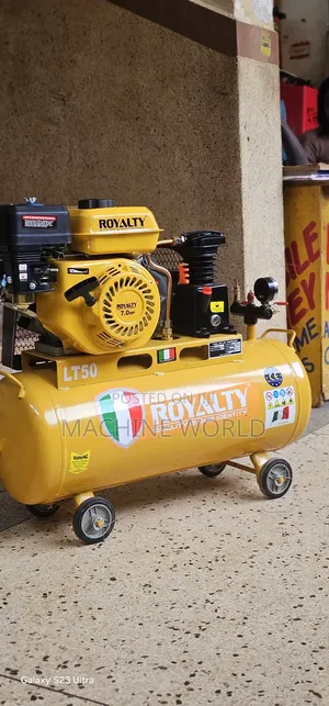 Royalty Gasoline Compressor 50ltrs