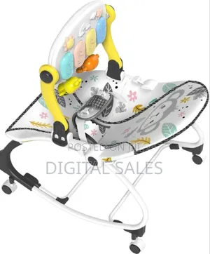 A Baby Rocker With a Piano Toy