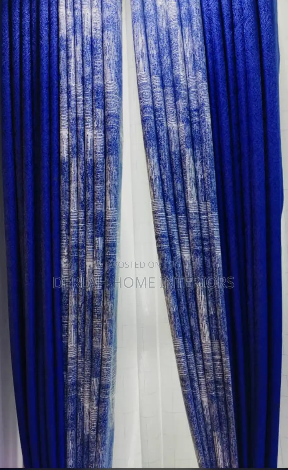Loyal Blue Curtains in Mix and Match